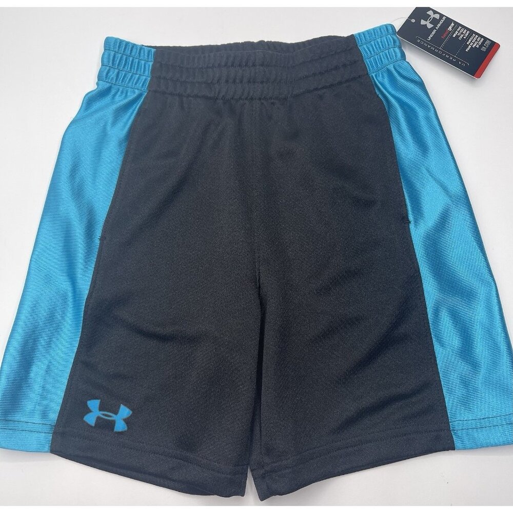Under Armour Shorts Boys Size‎ 4 Black Blue